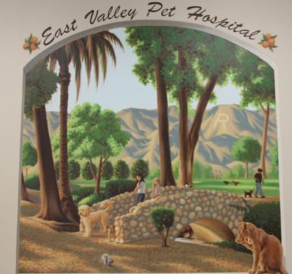 East Valley Pet Hospital, Lobby Mural