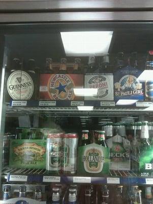 Decent beer selection..