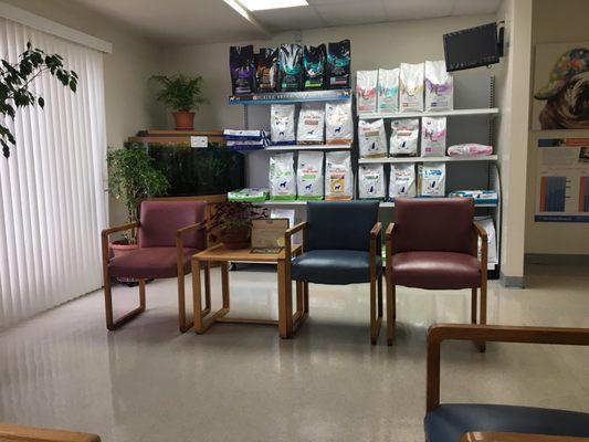 Clean waiting room