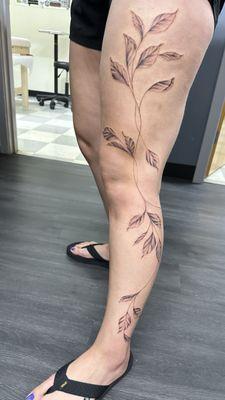 Vine wrap tattoo