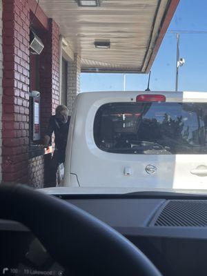 They made us wait in line for nearly 20 minutes while letting random people cut ahead and place their orders at the window.