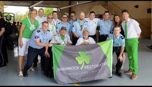 We were proud sponsors of the St. Patrick's Day Parade 2019