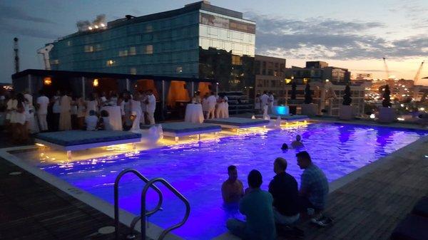 Evening swim