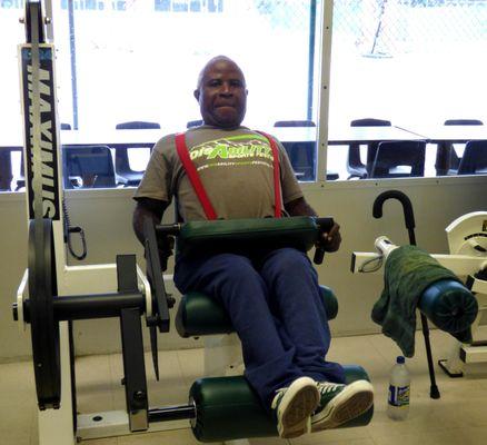 The San Bernardino YMCA fitness center is filled with friends and fitness equipment