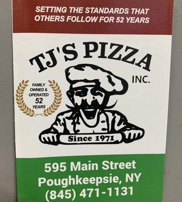 TJ'S PIZZA Since 1971