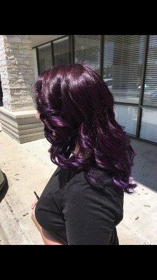 Got my hair lightened and tinted with a purple ombré. Amazing service, great pricing, and welcoming environment.