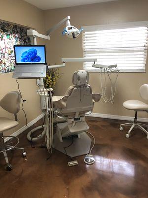 One of 5 dental rooms.