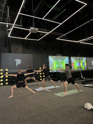 Pickleball cardio and yoga!