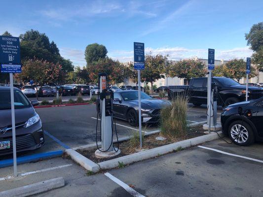 Plenty of EV charging stations