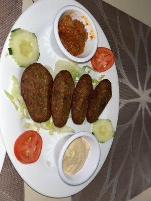 Falafel appetizers