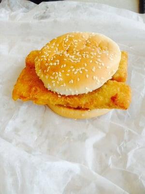 Cod sandwich