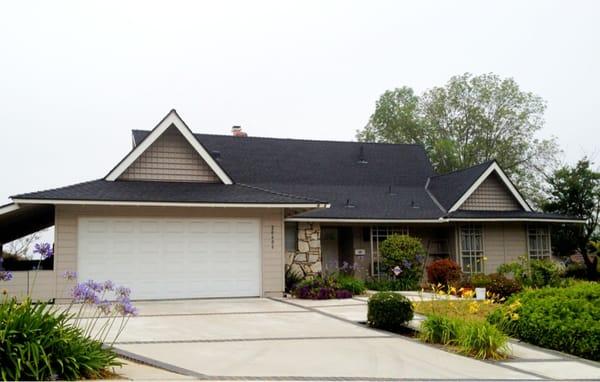 Our house after putting on new shingles