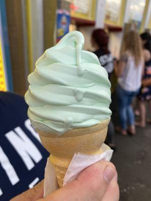 Mint soft serve