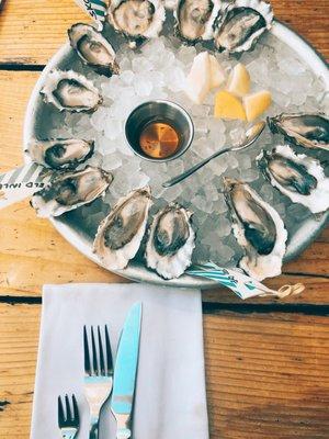 Best oysters with a view.