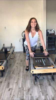 Loving lunges on the reformer!