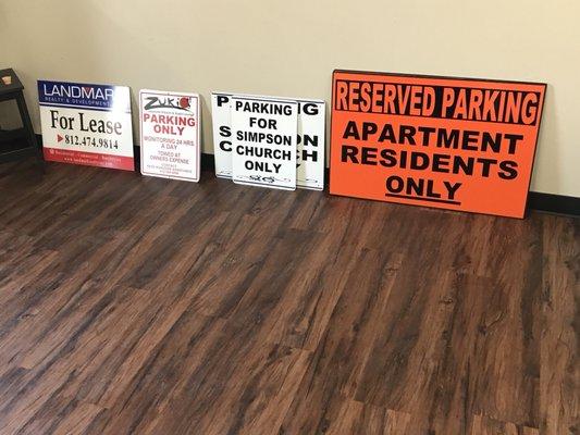 All kinds of signs for any type of business or event.