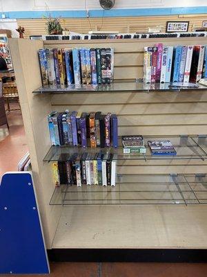 There VHS selection isn't what it used to be :(