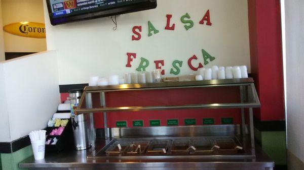 salsa bar saves the day by adding flavor