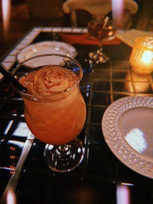 Rose water cocktail