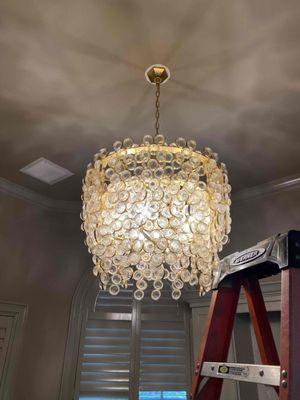 High-end Chandelier Installation