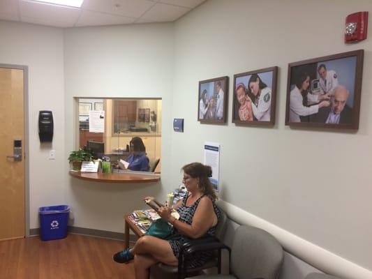 Clinic waiting room