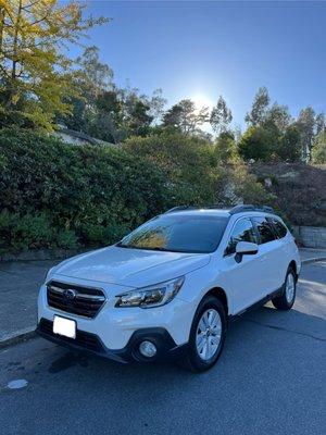 My Subaru Outback after Silver Level interior and exterior wash. Paint job looks new!