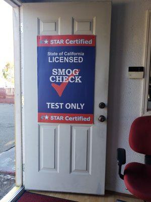 State of Ca Licensed SMOG Check ONLY