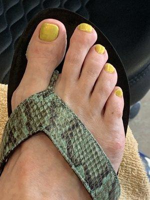 Nice toes, basic pedicure