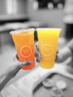 Orange crush and mango slushie | ig: whaEVAeats