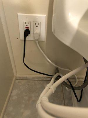 Dedicated outlet for Bidet