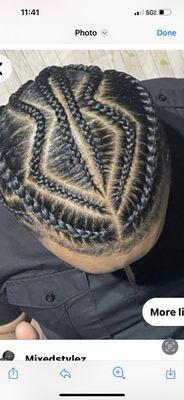 Men style braids