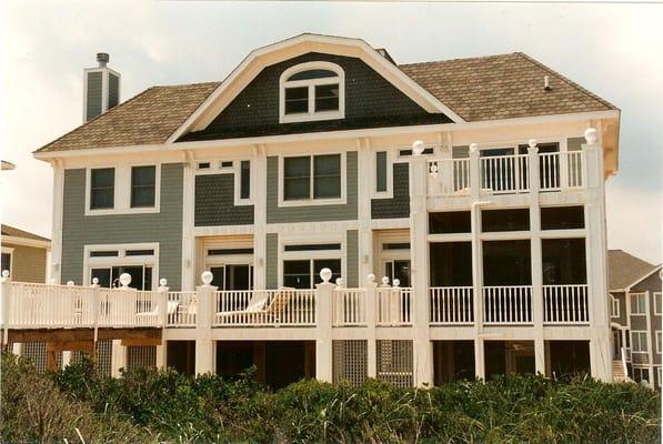 New Oceanfront Residence designed and construction managed by Architect.