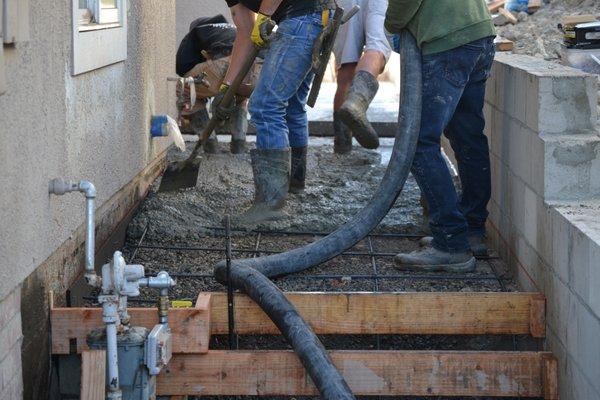 Arroyo Grande Concrete Pour Day!