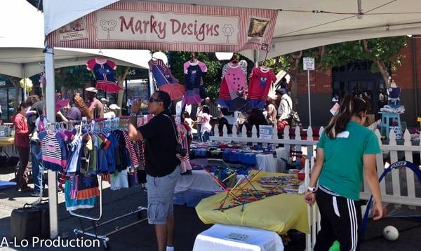 One of the vendors at the fair.