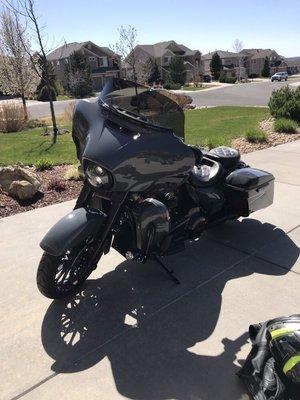 Freedom Shield 8" Touring Windshield on my 2018 SG CVO