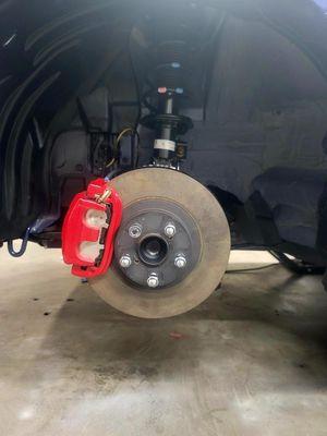 Toyota Gr86 caliper painted