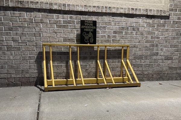 Bike rack...for you athletic drunks...like me.