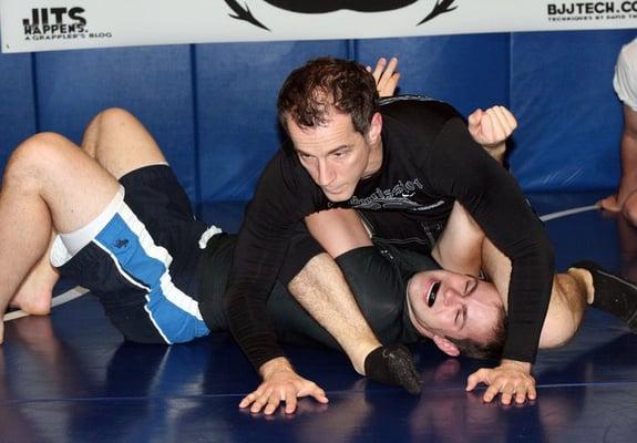 No-gi submission grappling technique instruction