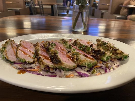 Wasabi Pea crusted Tuna Special