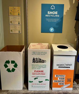 Shoe recycling!