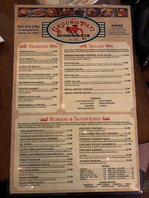 Menu 6/3/23