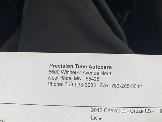 Precision Tune Auto Care