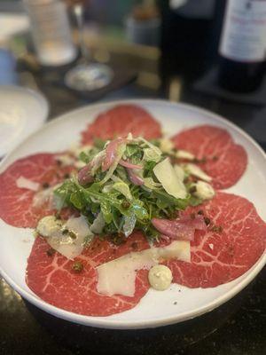 Beef carpaccio