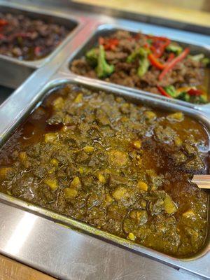 Our vegan curry lamb