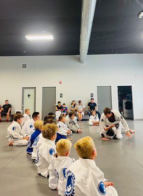 Kids gi class, Saturday morning