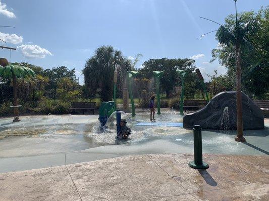 Splash pad fun