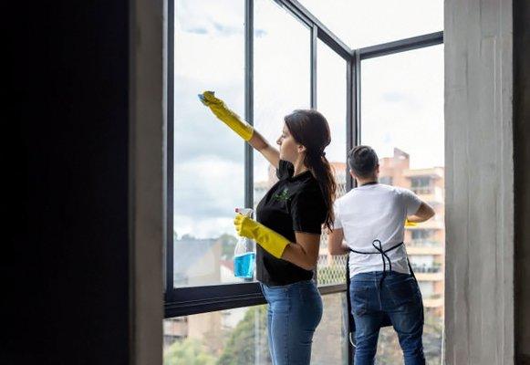 We offer interior window cleaning!