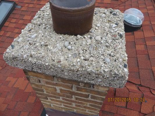 Can you spot the issues with this chimney?