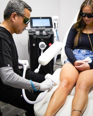 Laser Hair Removal Treatments!