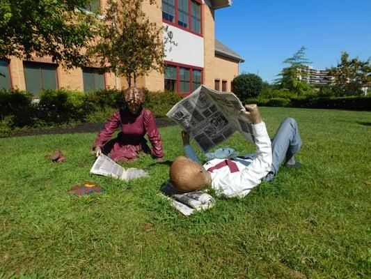 "Sunday Morning" by Seward Johnson